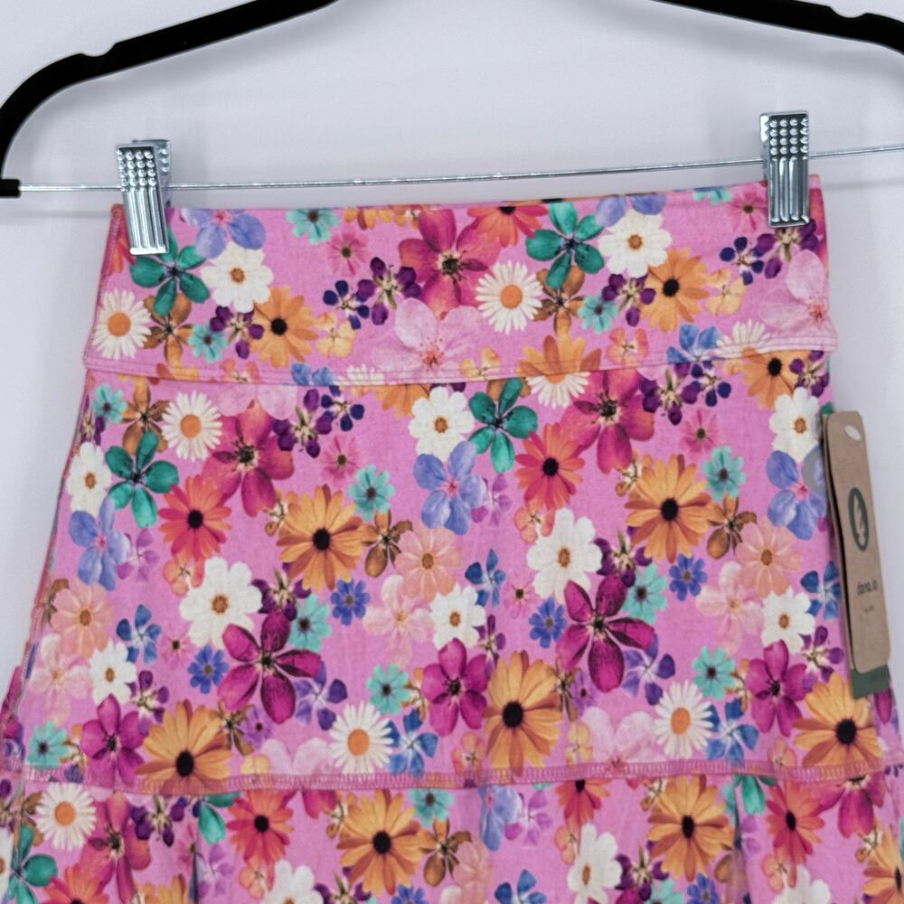 Dona Jo Floral Active Skort Pink Size S NWT - Picture 2 of 7